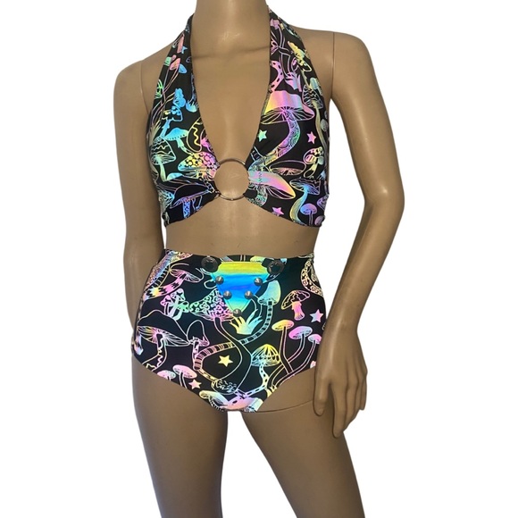 Two piece rave outfit - Picture 4 of 9